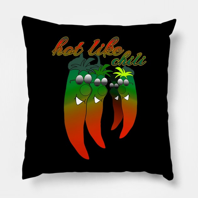 hot like chili Pillow by amarth-drawing