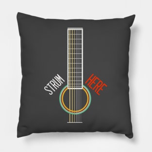 STRUM HERE 03 Pillow