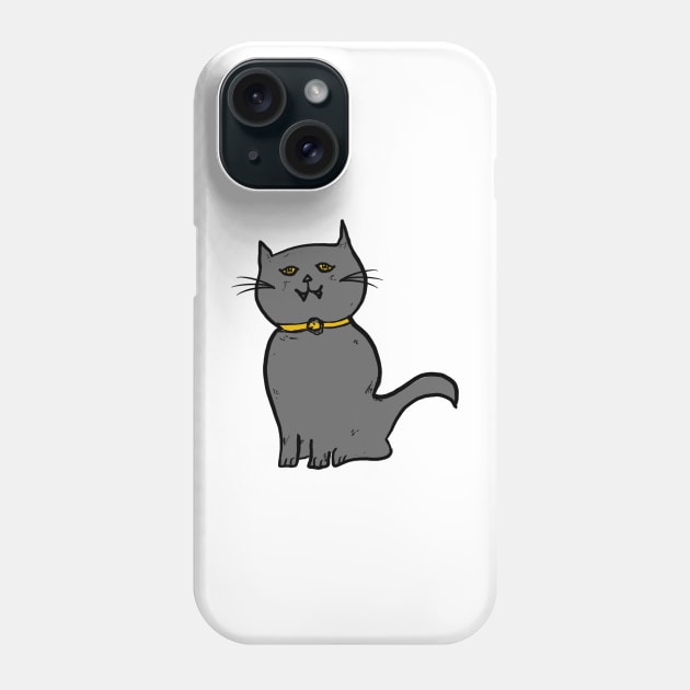 Cute Cat Phone Case by Joker & Angel