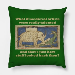 Medieval artists Pillow