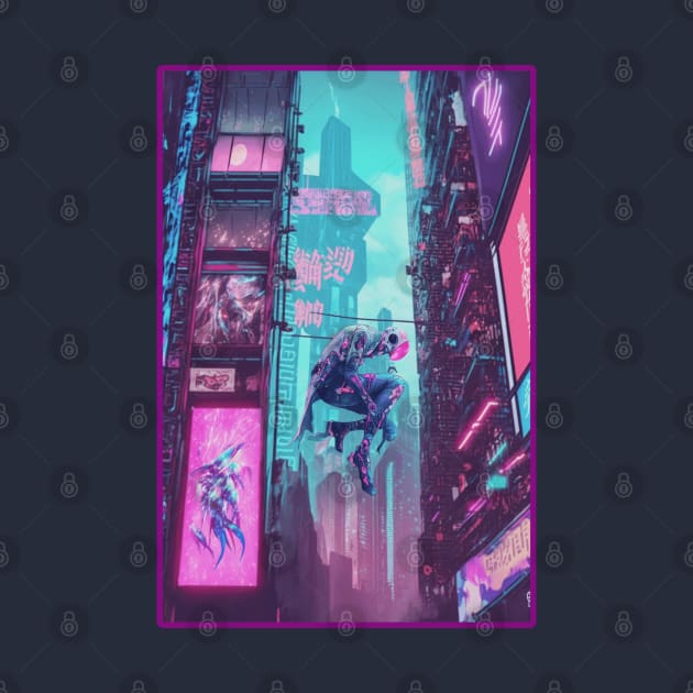 Neon City Lights by SynthwavePrince 