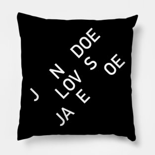 JOHN AND JANE Pillow