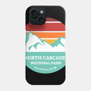 North Cascades National Park Retro Phone Case