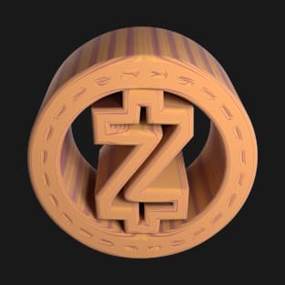 3D Zcash - Beach-Wood T-Shirt