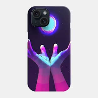 Psychedelic Energy Hands 7 (GIF) Phone Case