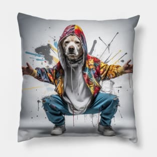 Funny Graffitti Dog Pillow