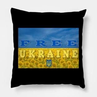 Free Ukraine Pillow