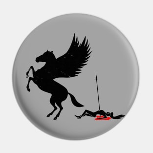 Funny Ancient Greek Pegasus Epic Fail Greek Mythology Pin
