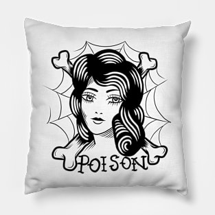 Poison girl Pillow