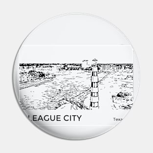 League City Texas Pin