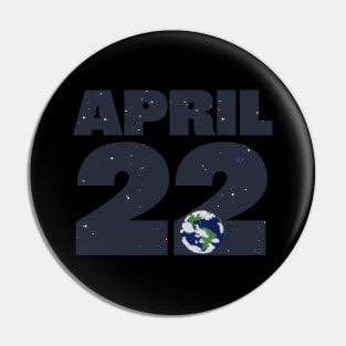 April 22 Earth Day Pin