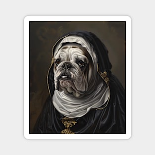 Bulldog - The Noble Nun Magnet