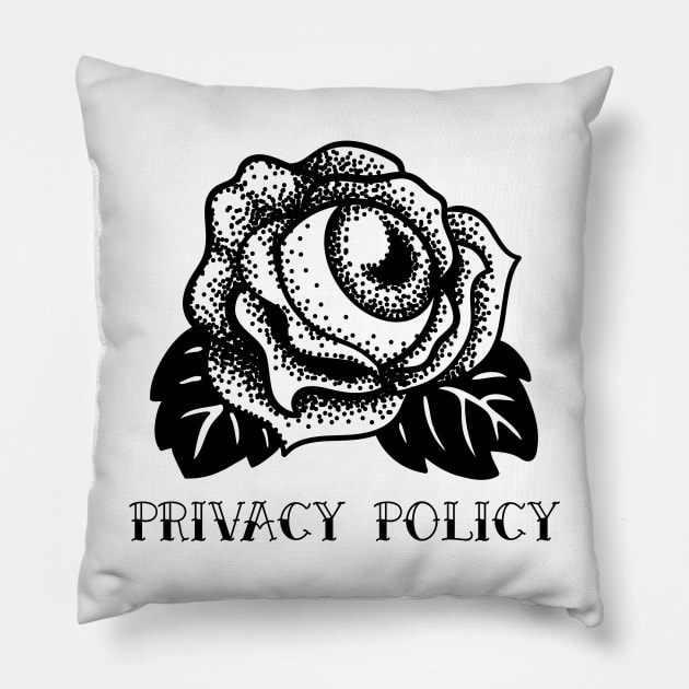 Privacy Policy Pillow by ShirtTurkey