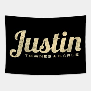 Justin Townes Earle typography Tapestry