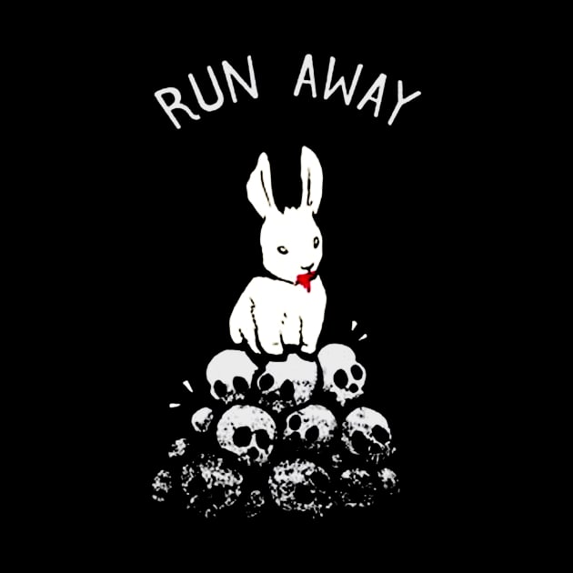 Run Away Killer Bunny by bakubakoh