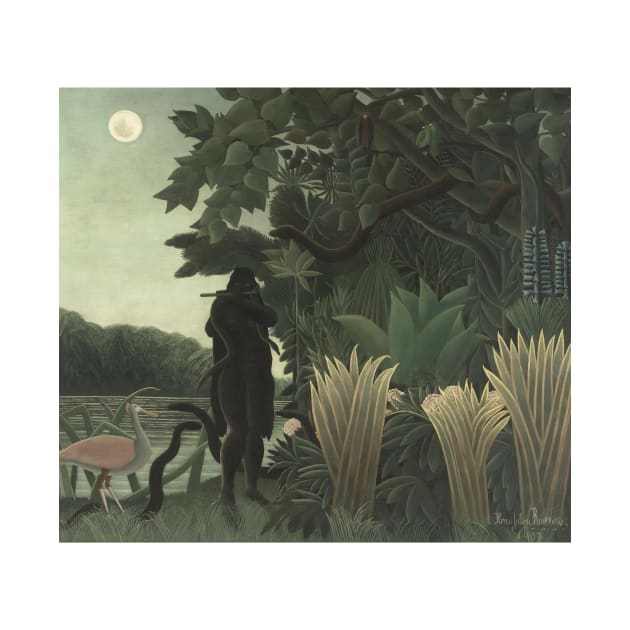 The Snake Charmer by Henri Rousseau by Classic Art Stall