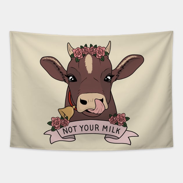 Not your milk Tapestry by valentinahramov