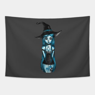 blue witch Tapestry