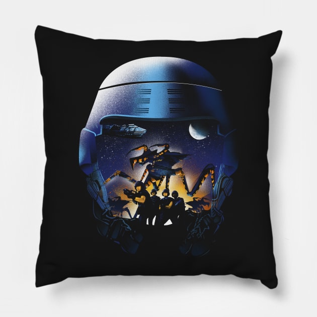 Bug Invasion Pillow by DANDINGEROZZ