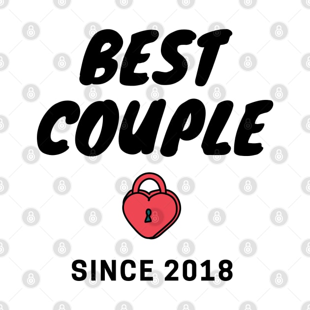 Best Couple since 2018 - third year anniversary - matching couple outfit by whatisonmymind