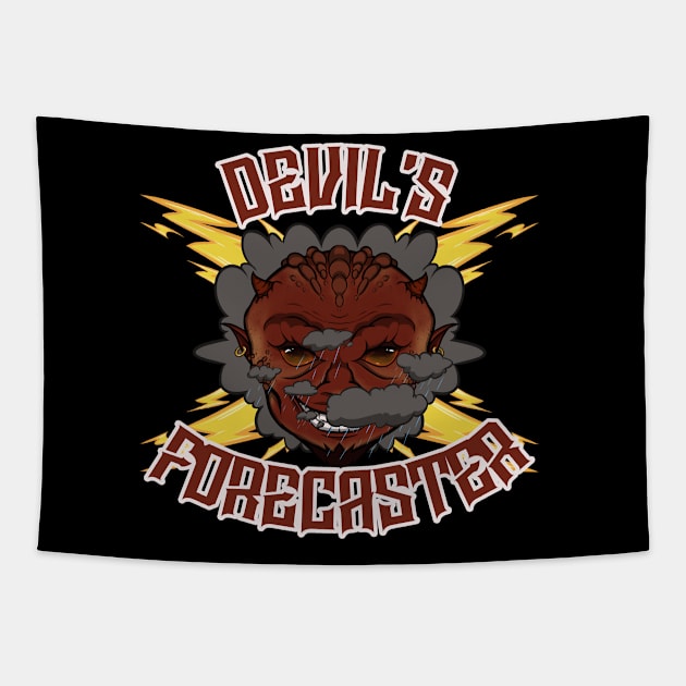 Devil's Forecaster Tapestry by RampArt