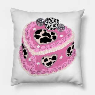 disco cowboy cake Pillow