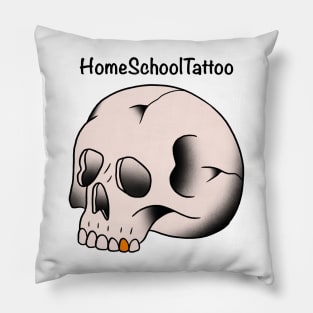 HomeSchoolTattoo Skull Pillow