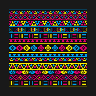 Aztec Influence Pattern II CMYB T-Shirt