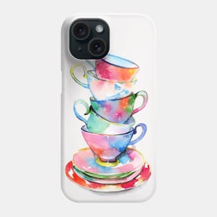 Cosmic tea party Phone Case