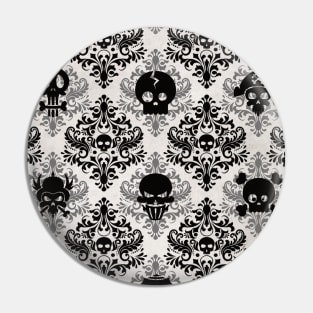 Gothic Skull Pattern Pin