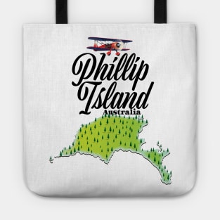 Phillip Island Australia map Tote