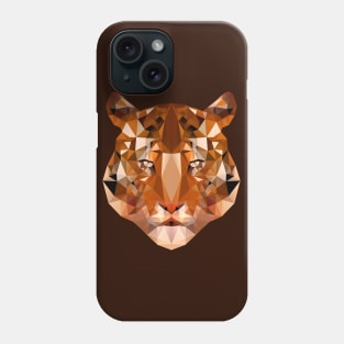 Tiger in Low Poly Phone Case