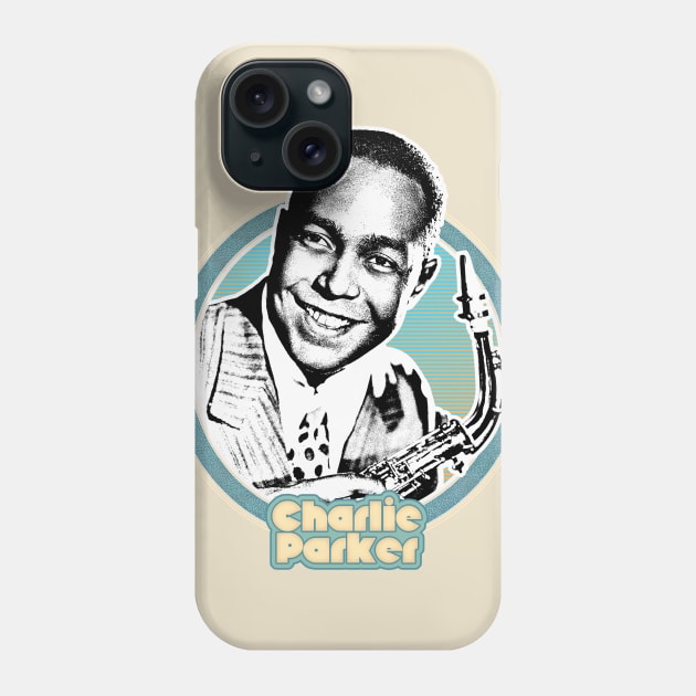 Charlie Parker /  Retro Jazz Music Fan Design Phone Case by DankFutura