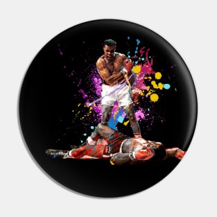 Muhammad Ali Brush Pin