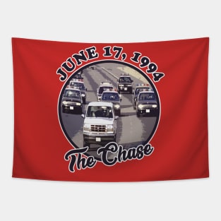 Retro The Chase OJ 1994 Tapestry