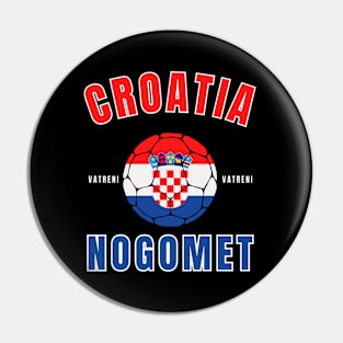 Croatia Nogomet Pin