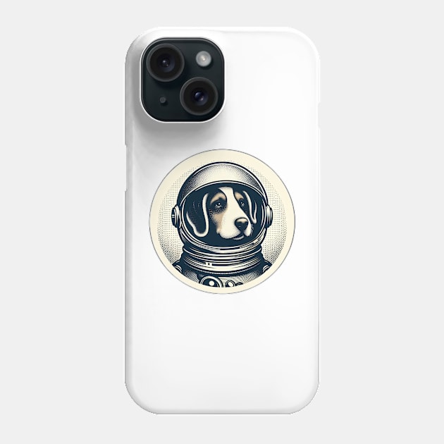 astronaut dog Phone Case by Anthony88