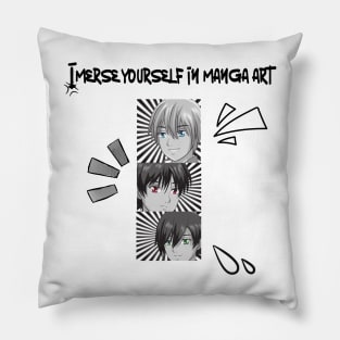 Imerse yourself in manga art - otaku anime Pillow