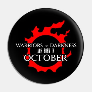 Warriors of Darkness are born in October FFXIV birthday gift Pin