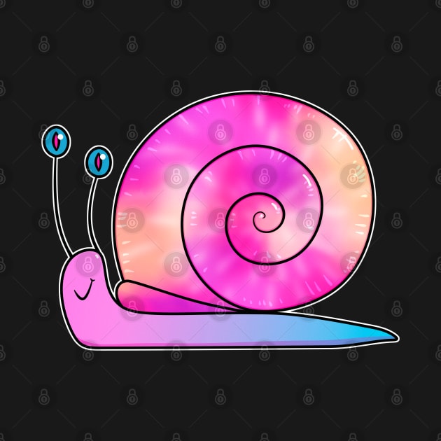 Cute rainbow snail by 2dsandy