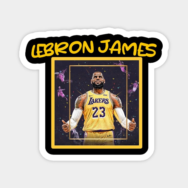 LeBron james Magnet by TshirtMA