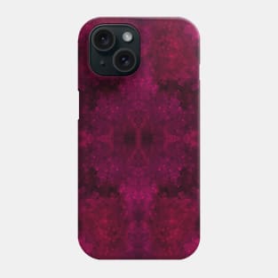 Red and Black Ink Blot Phone Case