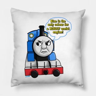 "Blue is the only colour" Thomas Pillow