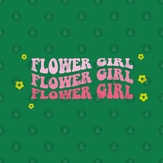 Flower Girl Retro Design by Violet Ray Design