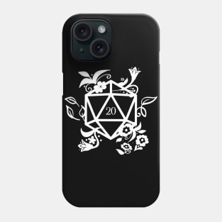 Polyhedral D20 Dice of the Druid Tabletop RPG Addict Phone Case