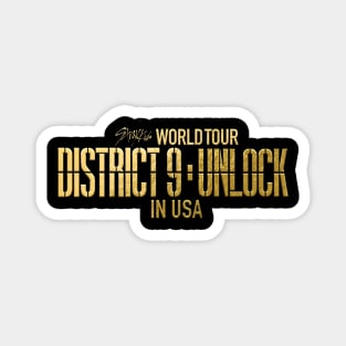 Kpop Stray Kids District 9 Unlock in USA Magnet