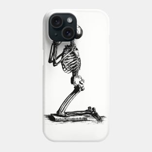 Praying Skeleton Phone Case