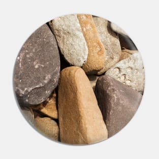 Cobble Stone High On Beach Edge Pin