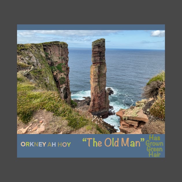The Old Man of Hoy has grown green hair by Insights Scotland