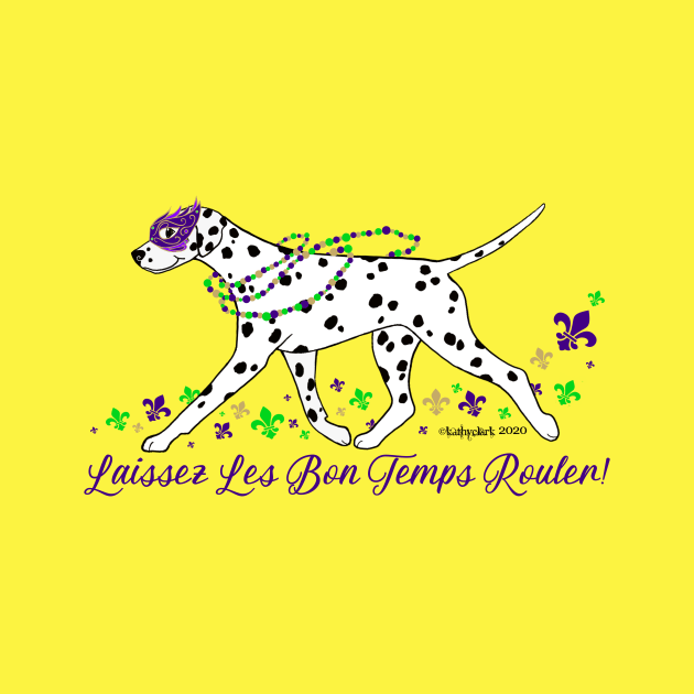 Mardi Gras Dalmatian by FLCupcake